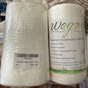 Wegreeco Bamboo Flushable Diaper Liners